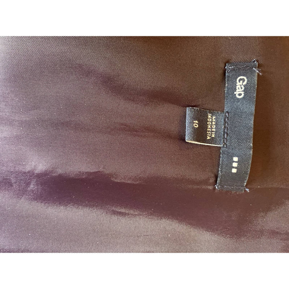 Gap woman’s dress size 10 sleeveless v neck purple sheath dress pocket lined - Picture 9 of 12